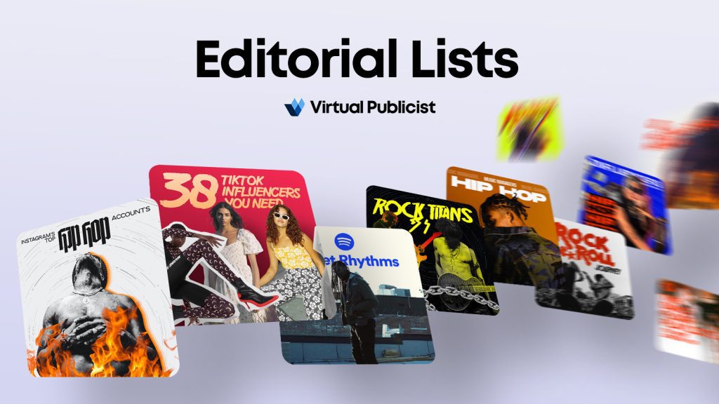Editorial lists on Virtual Publicist are available