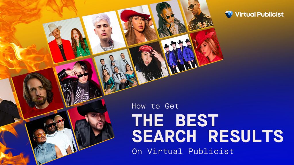 An image that represents Virtual Publicist platform and How to Get the Best Search Results on it.